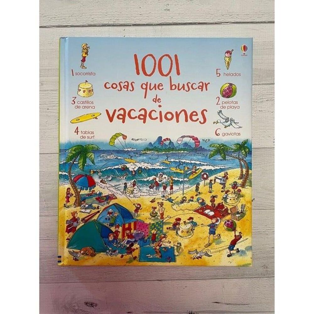 usborne 1001 cosas que buscar de‎ vacaciones